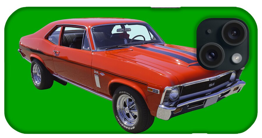 Antique iPhone Case featuring the photograph 1969 Chevrolet Nova Yenko 427 Muscle Car by Keith Webber Jr