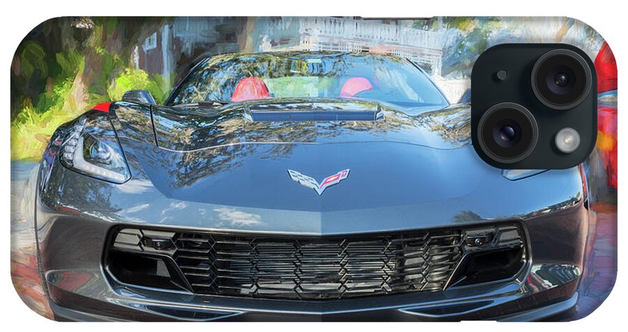 2017 Corvette iPhone Case featuring the photograph 2017 Chevrolet Corvette Gran Sport by Rich Franco