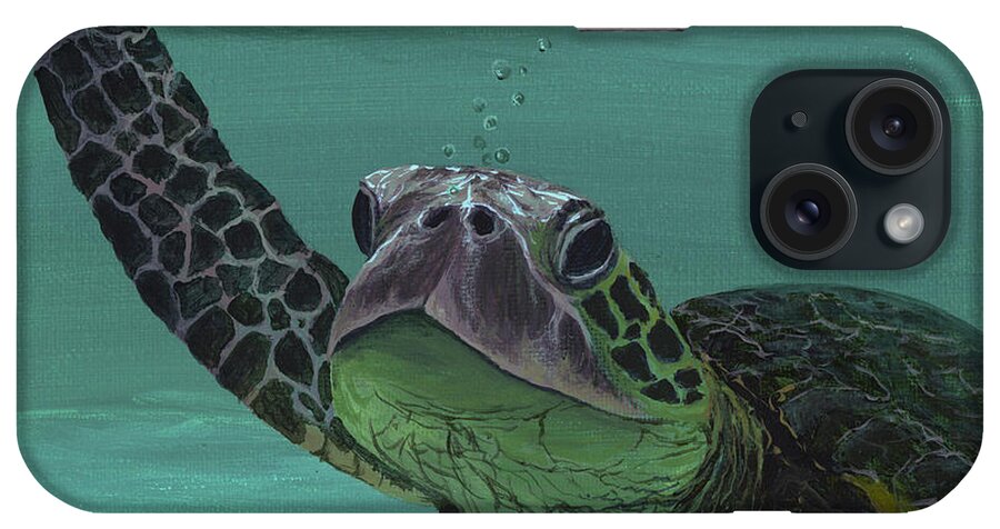 Animal iPhone Case featuring the painting Aloha From Maui #2 by Darice Machel McGuire