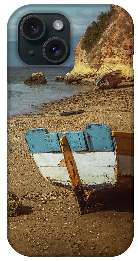 Beach iPhone Case featuring the photograph Boat on a Beach #2 by Carlos Caetano