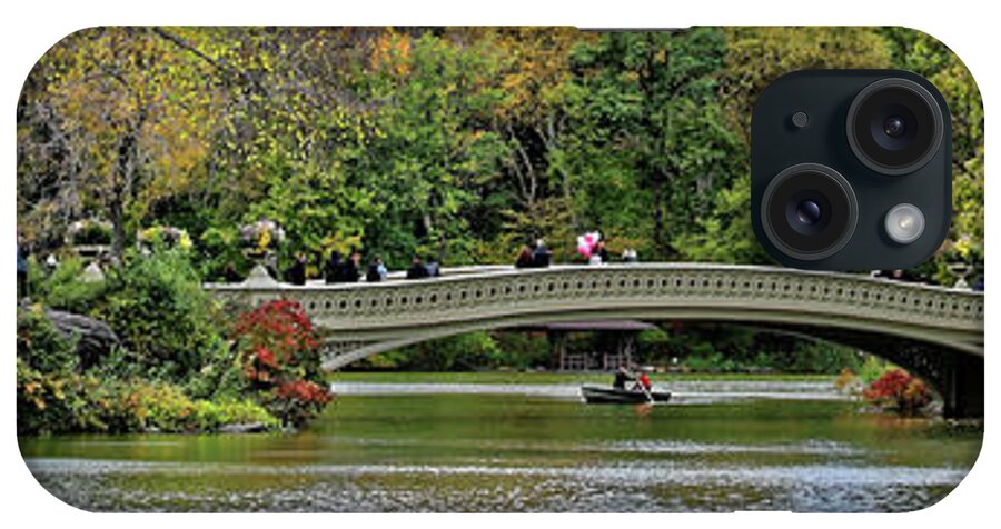 Central Park iPhone Case featuring the photograph Bow Bridge Central Park #2 by Doolittle Photography and Art