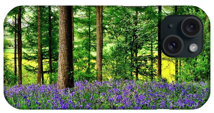 Bluebell iPhone Case featuring the photograph English Bluebell Wood #2 by Martyn Arnold