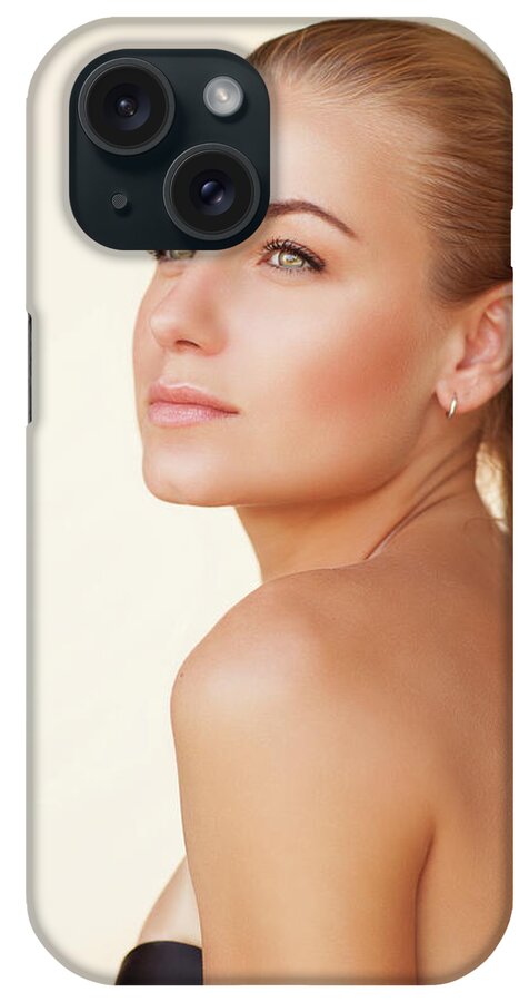 Adult iPhone Case featuring the photograph Fashion portrait #2 by Anna Om