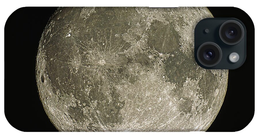 Moon iPhone Case featuring the photograph Full Moon #2 by Eckhard Slawik
