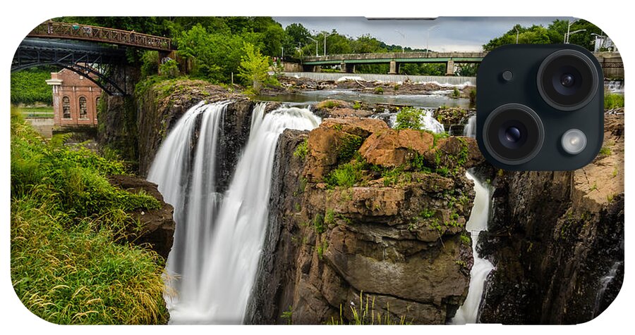 Park iPhone Case featuring the photograph Great Falls of the Passaic River #2 by SAURAVphoto Online Store