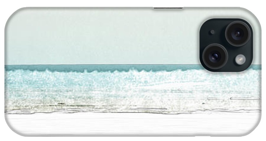 Abstract iPhone Case featuring the photograph Ground, sea and sky background #2 by Michalakis Ppalis