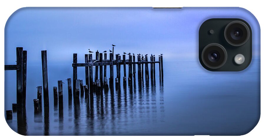 Kemah iPhone Case featuring the photograph Colorful Overcast at Twilight by James Woody