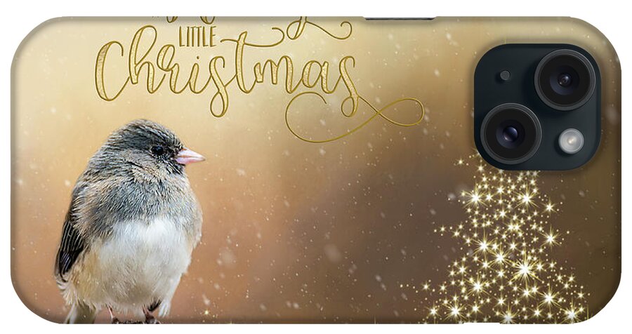 Snow iPhone Case featuring the photograph Merry Christmas #2 by Cathy Kovarik