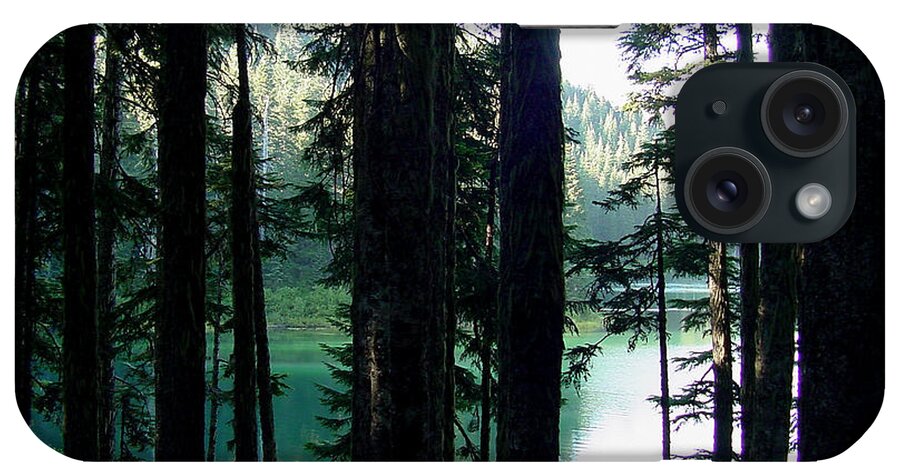 Northwest iPhone Case featuring the photograph Mountain lake #1 by Shirley Heyn