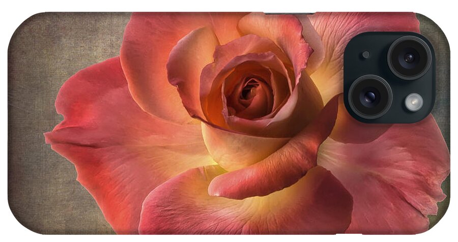  Rose iPhone Case featuring the photograph Peach Rose #2 by Endre Balogh