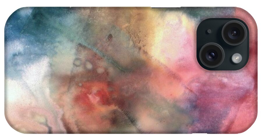  iPhone Case featuring the painting Spacious Entities #2 by Sperry Andrews