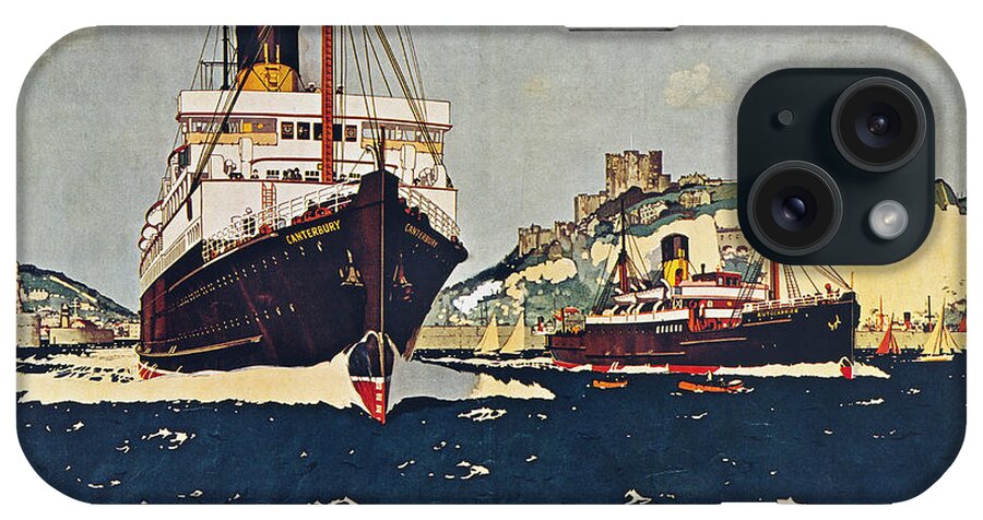1932 iPhone Case featuring the photograph Steamship Travel Poster #2 by Granger