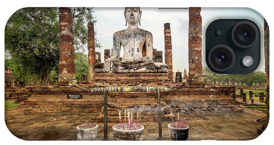 Sukhothai iPhone Case featuring the photograph Sukhothai Buddha #2 by Adrian Evans