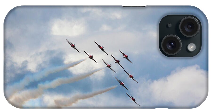 Snowbirds iPhone Case featuring the photograph The Snowbirds #2 by Tatiana Travelways