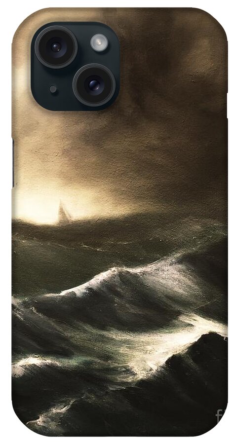 Marine iPhone Case featuring the painting Untitled #2 by Stephen Roberson