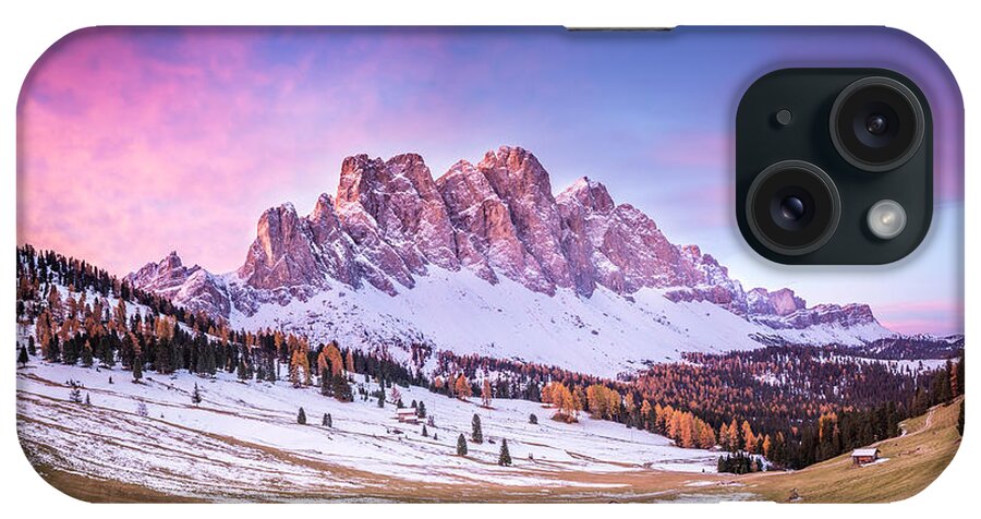 Alp iPhone Case featuring the photograph Val di Funes, Italy #2 by Stefano Termanini
