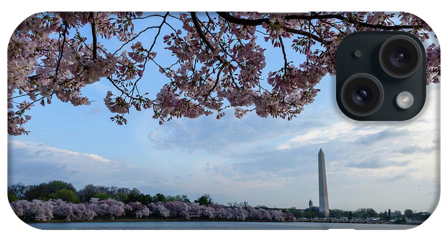 Washington Monument iPhone Case featuring the photograph Washington Monument Cherry Blossoms #2 by Thomas R Fletcher