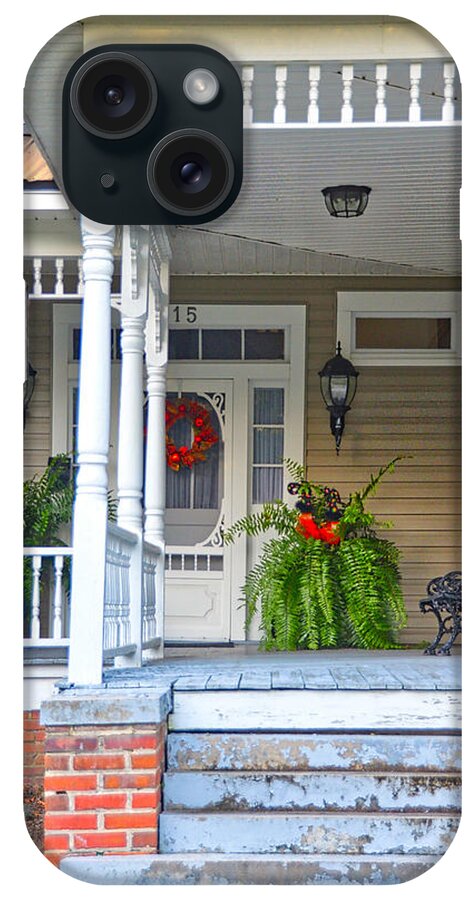 Porch iPhone Case featuring the photograph Welcome #2 by Linda Brown