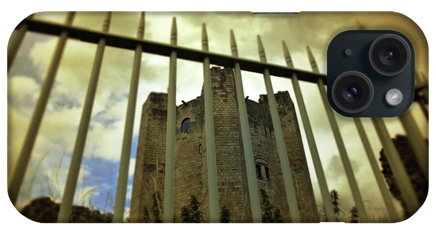Building iPhone Case featuring the photograph Conisbrough castle ruins #20 by Robert Chlopas