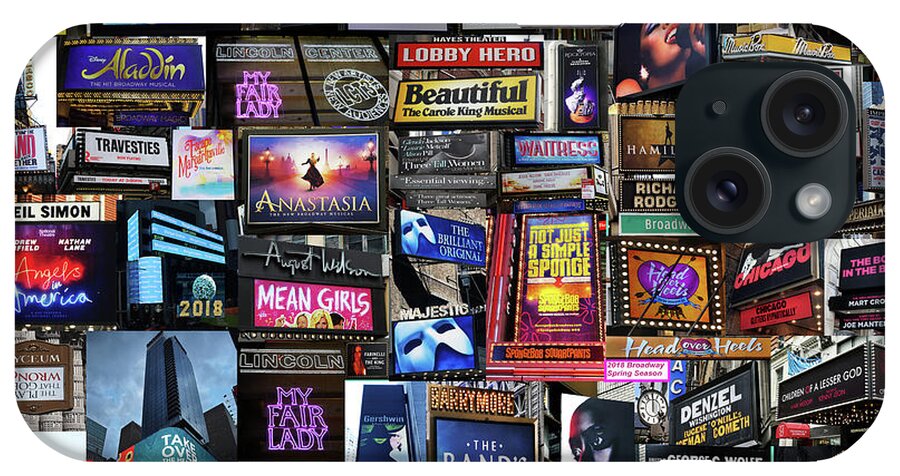 Broadway iPhone Case featuring the photograph 2018 Broadway Spring Collage by Steven Spak