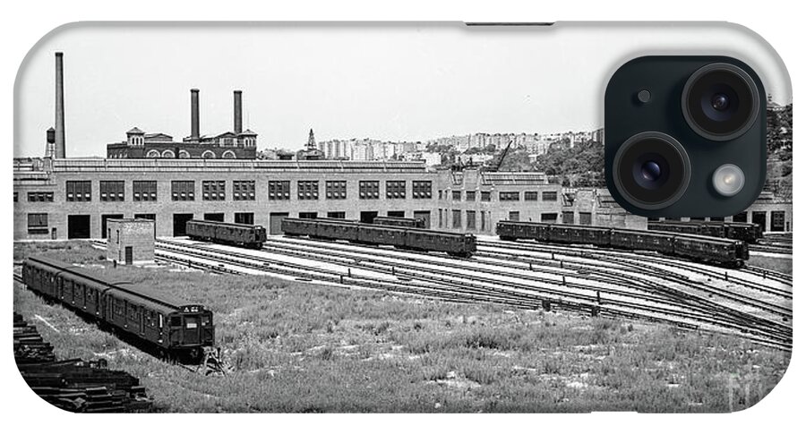 Inwood iPhone Case featuring the photograph 207th Street Railyard by Cole Thompson
