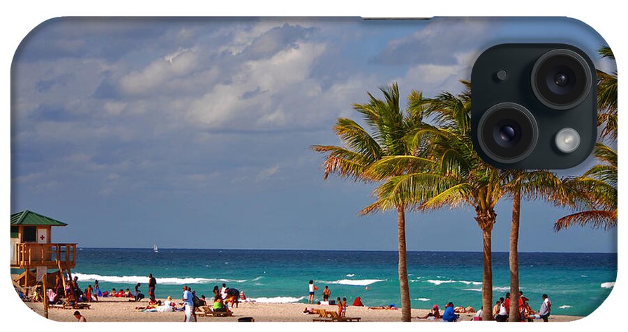 Singer Island iPhone Case featuring the photograph 23- A Day At The Beach by Joseph Keane