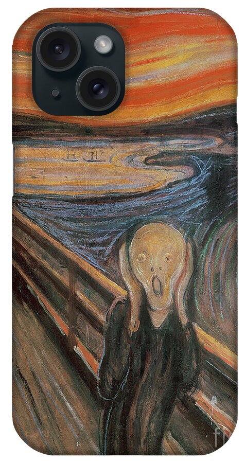 Munch iPhone Case featuring the painting The Scream by Edvard Munch