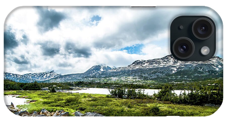 Mountain iPhone Case featuring the photograph White Pass Mountains In British Columbia #24 by Alex Grichenko