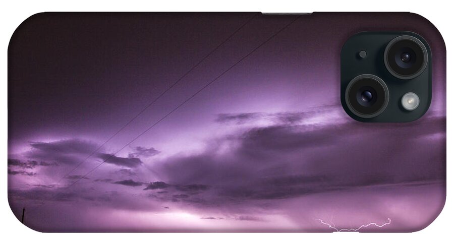 Nebraskasc iPhone Case featuring the photograph 6th Storm Chase 2015 #9 by NebraskaSC
