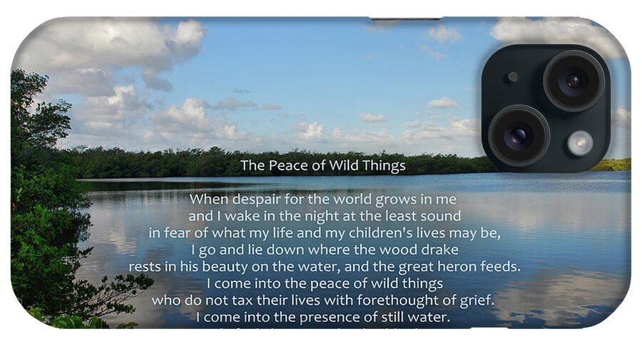 The Peace Of Wild Things iPhone Case featuring the photograph 282- The Peace of Wild Things by Joseph Keane