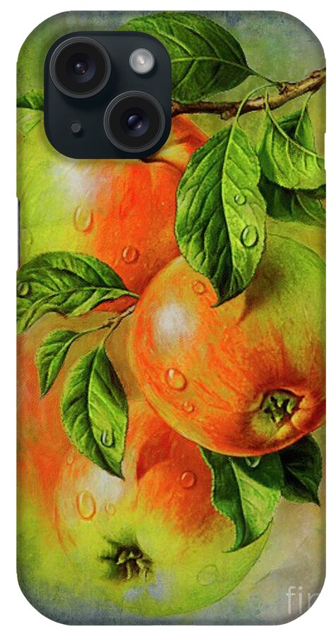 Apples iPhone Case featuring the photograph 3 A Day is Better by Rene Crystal