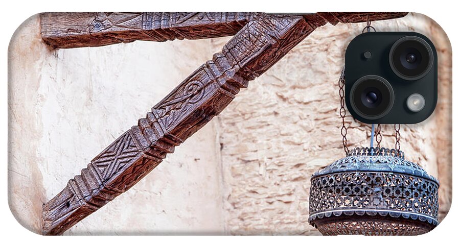 Africa iPhone Case featuring the photograph An oriental lamp with artful ornaments #3 by Gina Koch