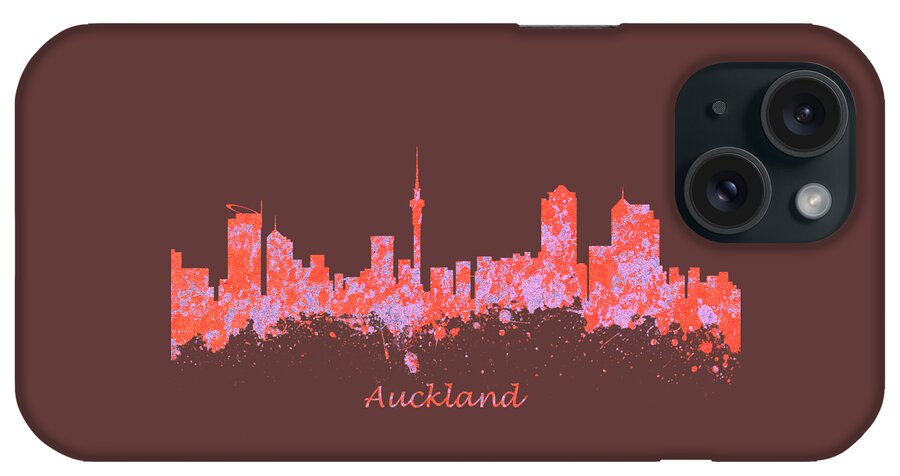 Auckland iPhone Case featuring the photograph Auckland New Zealand Skyline #3 by Chris Smith