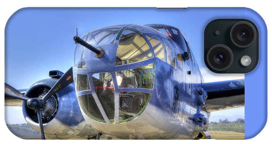 B-25 Bomber iPhone Case featuring the photograph B-25 by Joe Palermo