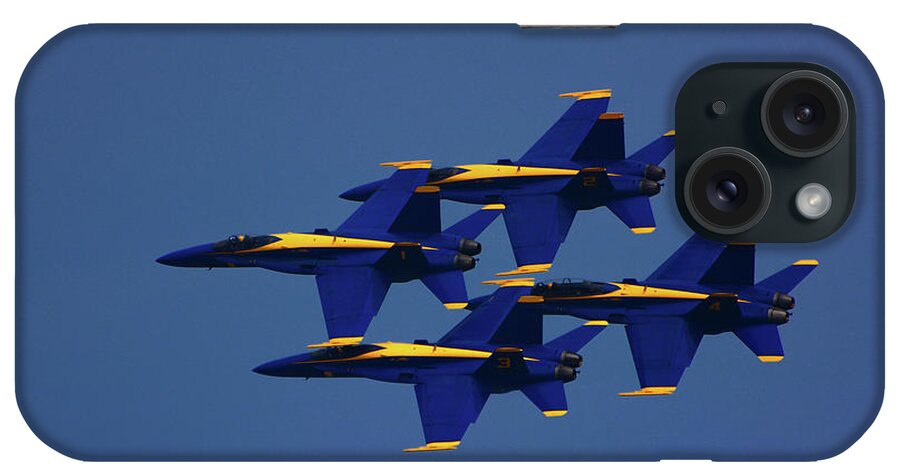 Blue Angels iPhone Case featuring the photograph Blue Angels #3 by Raymond Salani III