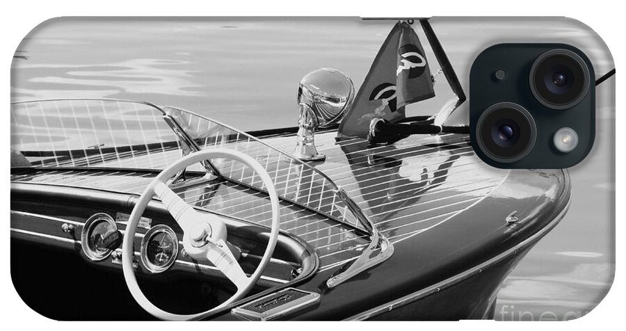 Boat iPhone Case featuring the photograph Chris Craft Deluxe by Neil Zimmerman