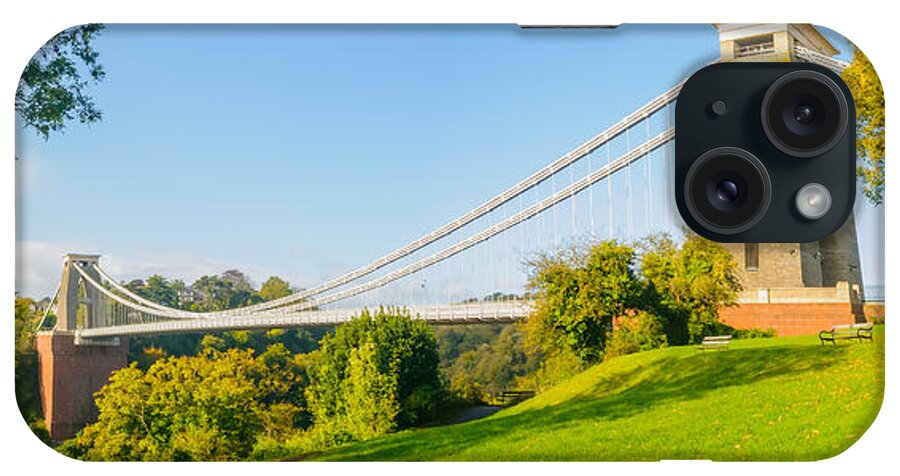 Suspension Bridge iPhone Case featuring the photograph Clifton Suspension Bridge, Bristol #3 by Colin Rayner