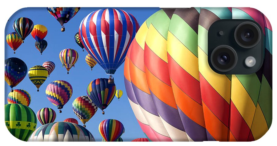 Hot Air Balloon iPhone Case featuring the photograph Hot Air Ballooning #3 by Anthony Totah