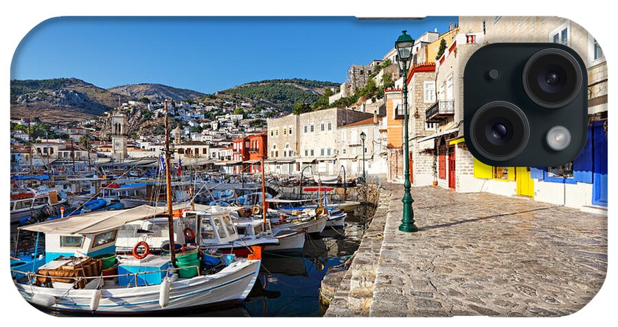 Aegean iPhone Case featuring the photograph Hydra - Greece #3 by Constantinos Iliopoulos