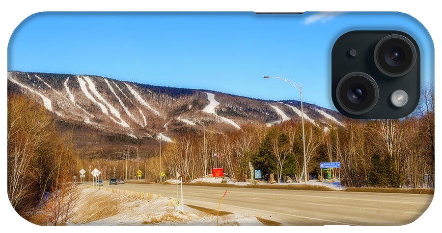 Mountain iPhone Case featuring the photograph Mont Sainte Anne in Quebec, Canada. #3 by Marek Poplawski