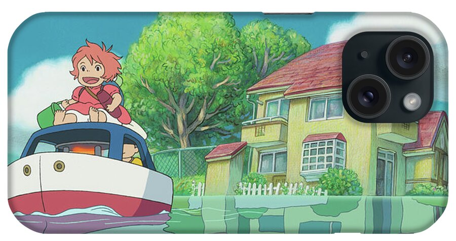 Ponyo iPhone Case featuring the digital art Ponyo #3 by Maye Loeser