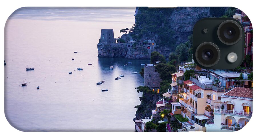 Blue iPhone Case featuring the photograph Positano, Amalfi Coast, Italy #3 by Francesco Riccardo Iacomino
