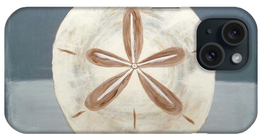 Sand iPhone Case featuring the painting Sand Dollar by Jamie Frier