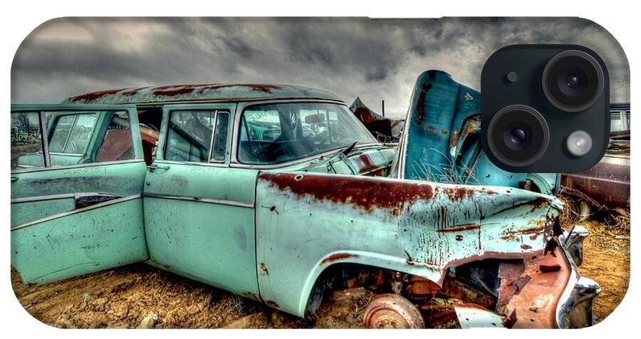 Salvage Yard iPhone Case featuring the photograph Wagon #3 by Craig Incardone