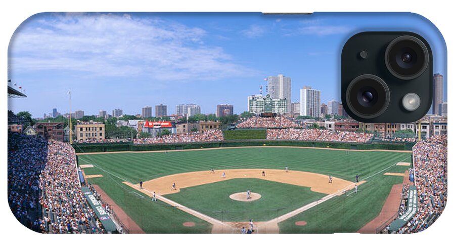 Photography iPhone Case featuring the photograph Wrigley Field, Chicago, Cubs V #3 by Panoramic Images