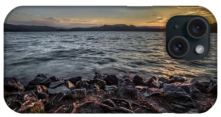 Beautiful iPhone Case featuring the photograph Beautiful landscape scenes at lake jocassee south carolina #31 by Alex Grichenko