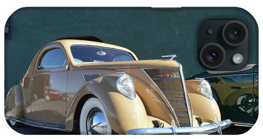 Lincoln iPhone Case featuring the photograph 37 Lincoln Zephyr by Bill Dutting