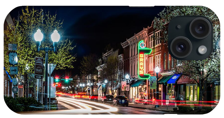 Photo iPhone Case featuring the photograph Franklin, Tennessee - 3rd and Main by David Tutterrow