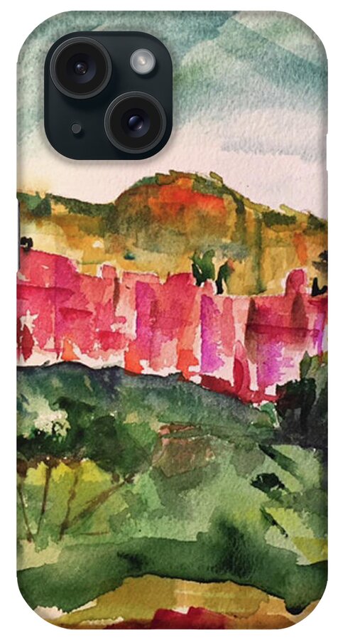 Sedona iPhone Case featuring the painting Sedona by Bonny Butler