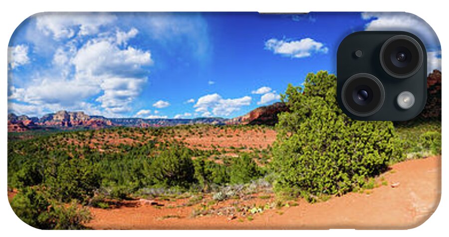 Arizona iPhone Case featuring the photograph Beautiful Sedona Panorama #4 by Raul Rodriguez